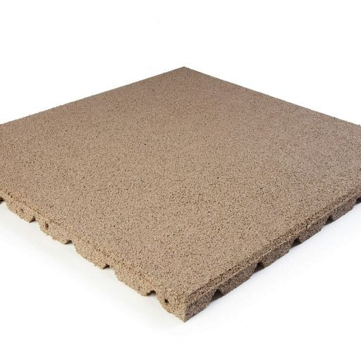 Rubbertegel 50x50x4,5 cm grijs