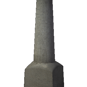 Amsterdammertje rond 105 cm zwart