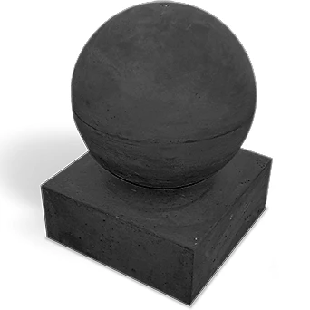 anti-inbraak element 50x50x20+bol 50 zwart