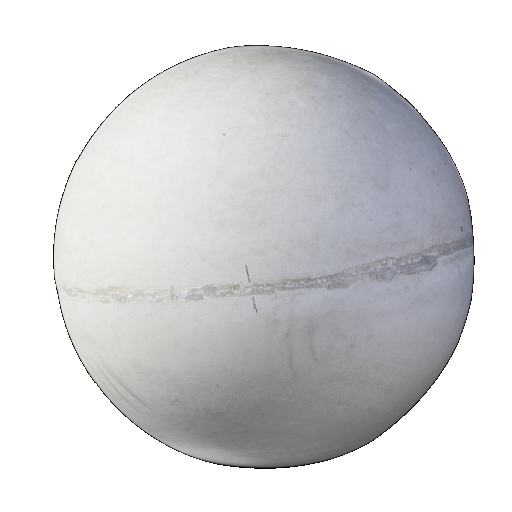 bol voor paalmuts rond 24 glad grijs