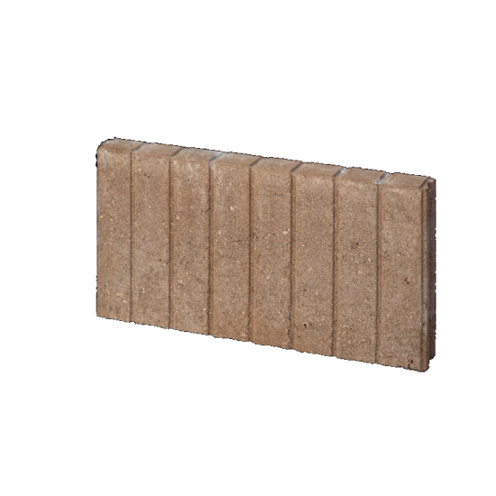 Palissade band vierkant 6x60x50 bruin