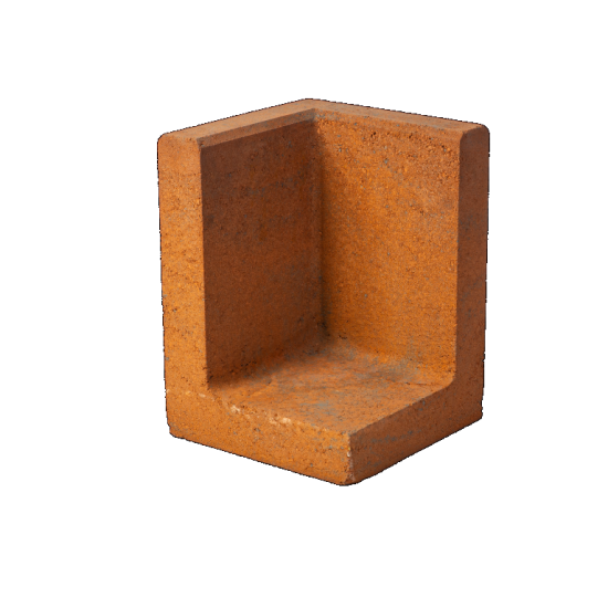 L Hoekelement 30x30x50 Roestbruin