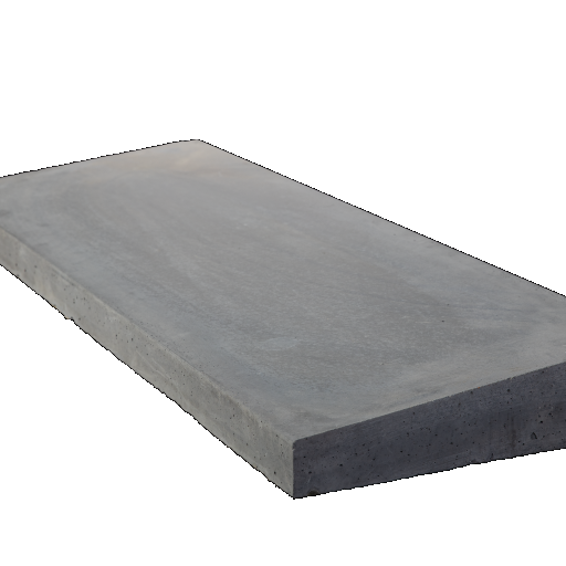 muurafdekband 1 zijdig 33x100x10/6 zwart beton