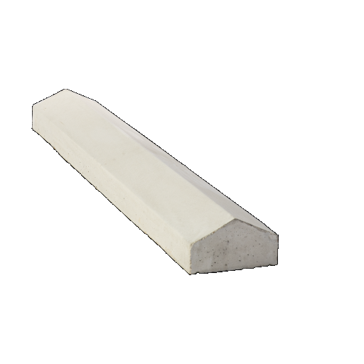 muurafdekband 2-zijdig 45x100 glad grijs