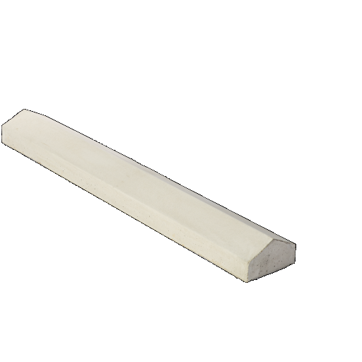 muurafdekband 2-zijdig 20x100 glad grijs