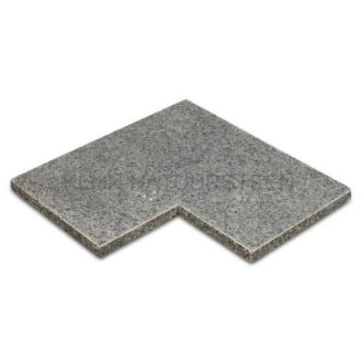 Afdekplaat / vijverrand Graniet G654 antraciet 100x30x3 cm met facet