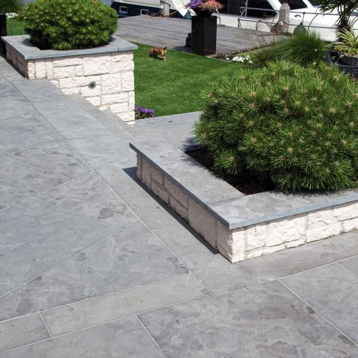 Afdekplaat Blue moon honed 100x30x4 cm - maandprijs