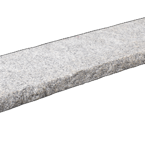 Afdekplaat Graniet piazzo naturel 100x25x4 cm - maandprijs