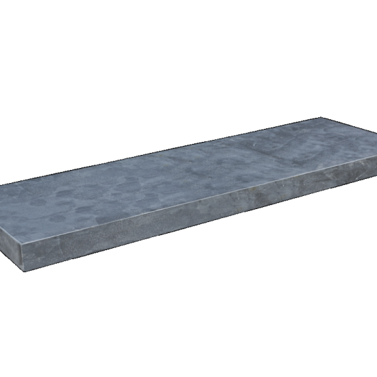 Afdekplaat / vijverrand Blue moon honed linea 100x25x3 - maandprijs