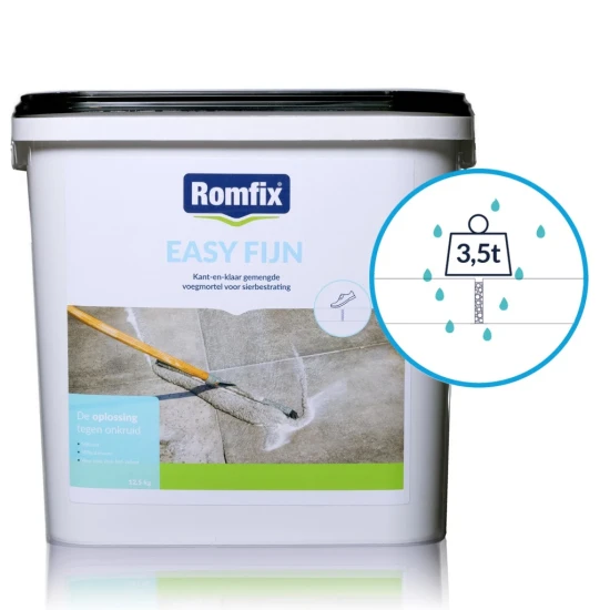 Romfix Easy Fijn 12,5 kg Basalt (voegbreedte vanaf 3 mm)