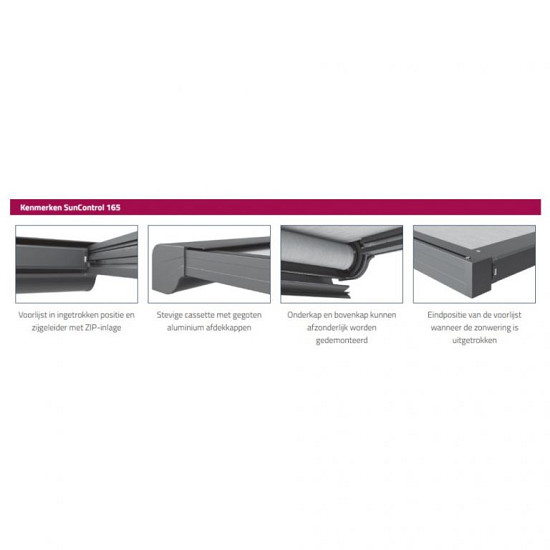 Sunmaster - Veranda Bovendakzonwering