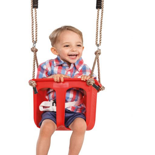 babyzitje in rigide kunststof - PP - rood