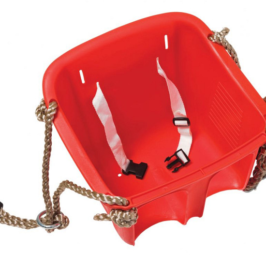babyzitje in rigide kunststof - PP - rood