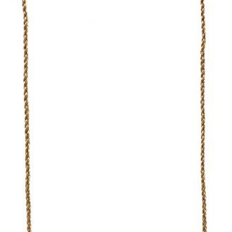 houten ringtrapeze met kunststof ringen - PP - geel