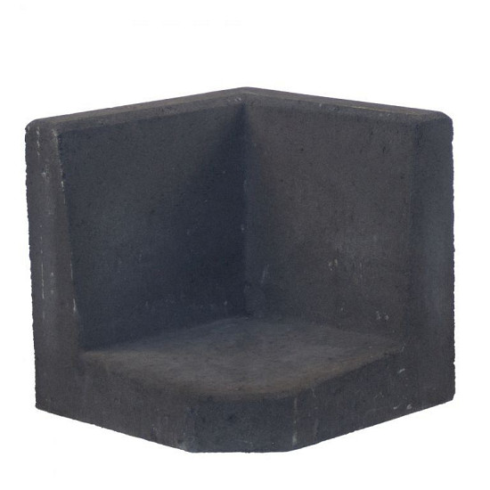 L-hoekelement Zwart 40x40x40 cm (hxbxd)