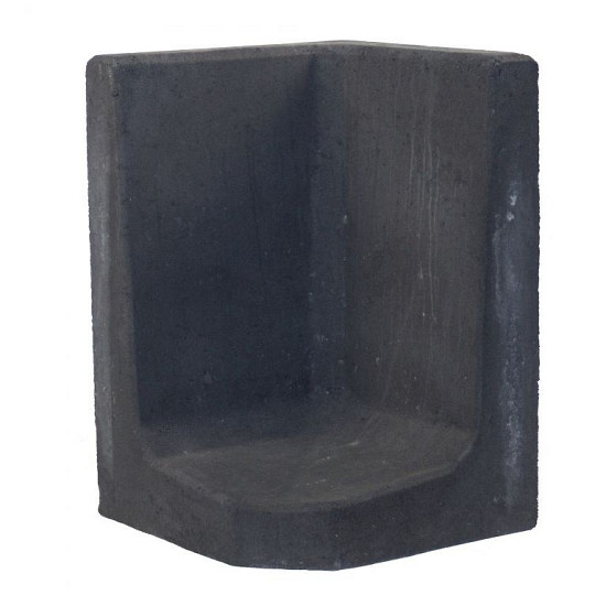 L-hoekelement Zwart 60x40x40 cm (hxbxd)