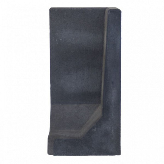 L-hoekelement Zwart 80x80x40 cm (hxbxd) (hxbxd)