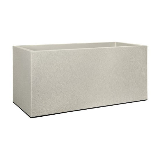 Elho vivo structure finish lang wielen 90cm warm grijs 39x88x41 cm