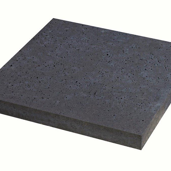 Schellevis tegel 40x40x7 cm carbon