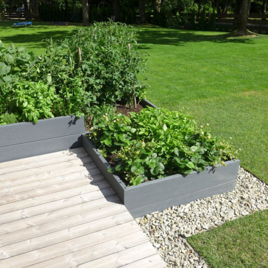 ECOPLANC  22x4x120 cm Grijs