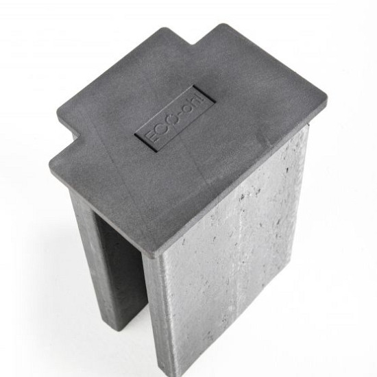 ECOPLANC CONNECT 11,5x15x44 cm Grijs