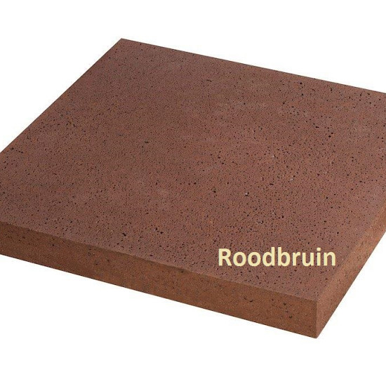 Schellevis Traptrede 100x40x20 cm roodbruin* massief