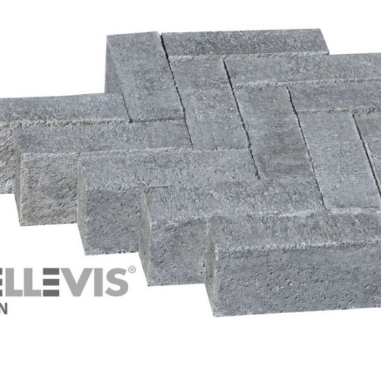 Schellevis kleinplaveisel 15x5x7 cm antraciet pak a 6,3m² (± 133 st p/m²)