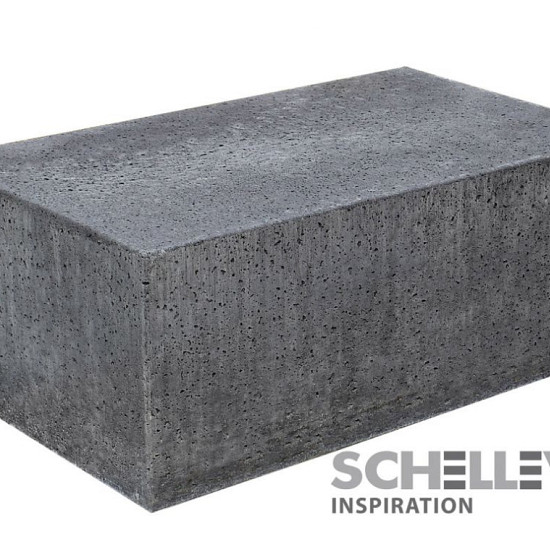 Schellevis Zitelement 100x60x40 cm recht grijs
