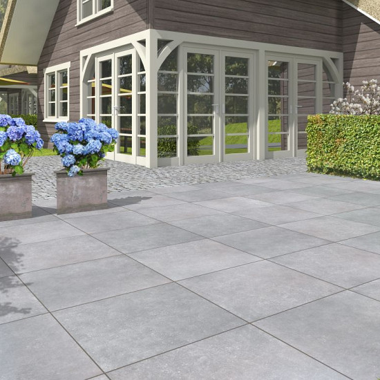 GeoCeramica® 80x80x4 Impasto Grigio