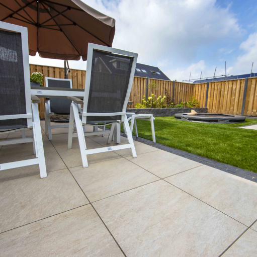 GeoCeramica® 60x60x4 Fiordi Sand - Partij (12.96m² voor €395 - enkel in 1 koop)