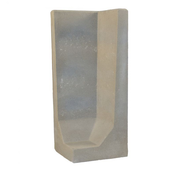 L-hoekelement Grijs 100x40x40 cm (hxbxd)