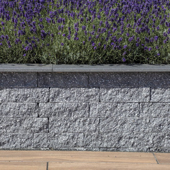 Splitblok Rox 37,7x9x8,9 antraciet