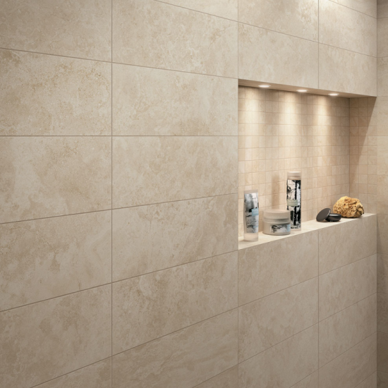 Keramische tegel 90x45x2 cm NaMe Strutturata Jura Beige NE10