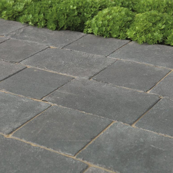 Elemental Paviors Banenverband 4 cm dik Charcoal gez-getr.