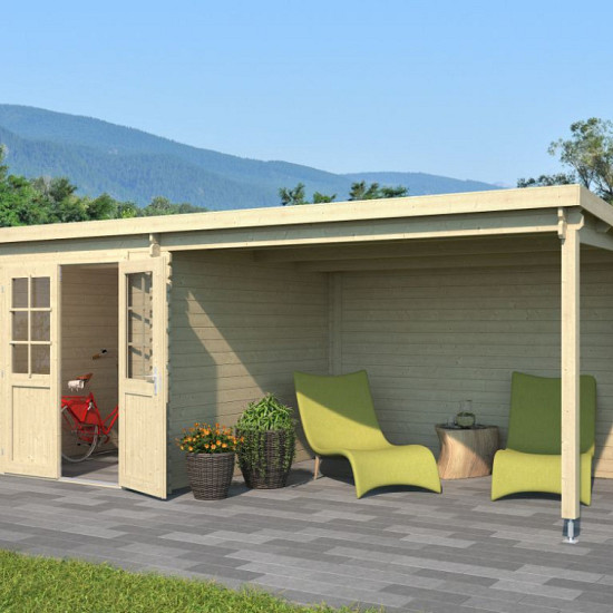 Tuinhuis Sunniva 570x275 (bxd) Onbehandeld