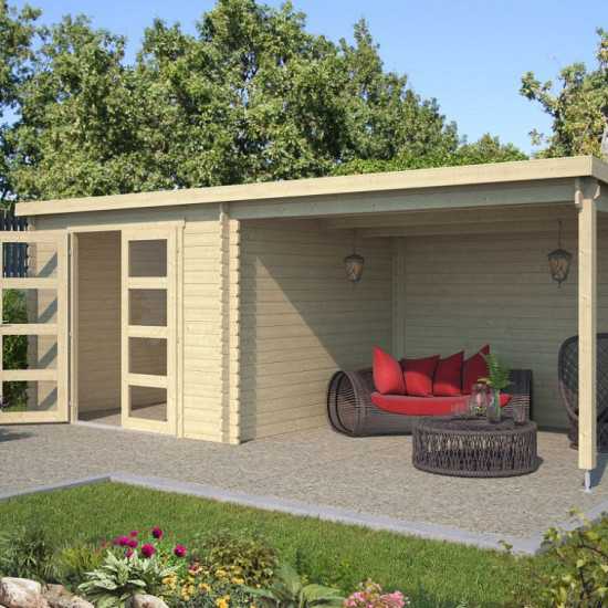 Tuinhuis Manuel 600x275 (bxd) Onbehandeld