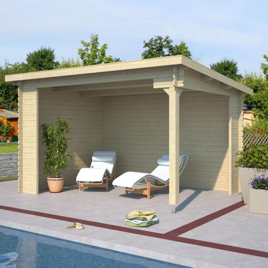 Tuinhuis Lara 380x275 (bxd) Onbehandeld