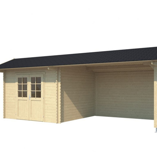 Tuinhuis Maribel 680x300 (bxd) Onbehandeld
