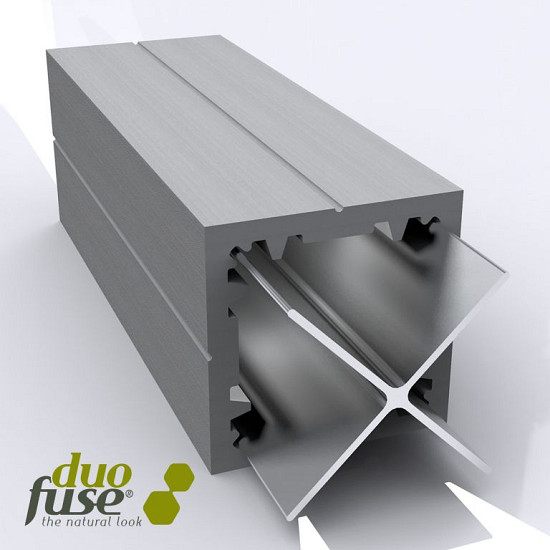 DuoFuse Composiet - Paal - Graphite Black (270 x 9 x 9 cm)