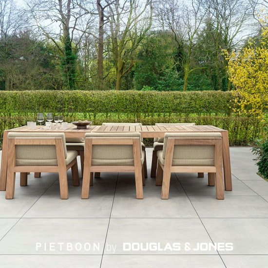 Keramische tegel 90x90x3 cm Piet Boon Outdoor Concrete Smoke