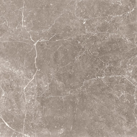 Keramische tegel 90x90x3 cm Solostone Uni Marble warm grey