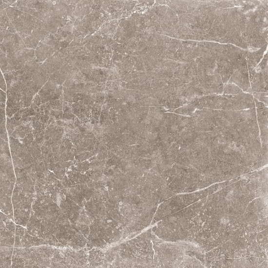 Keramische tegel 90x90x3 cm Solostone Uni Marble warm grey