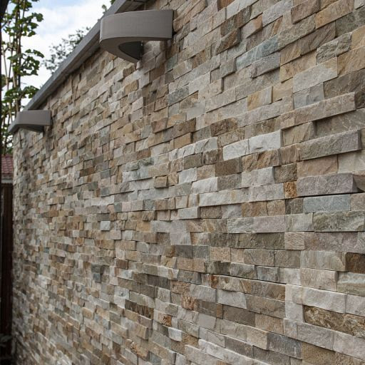 Fixwall Yellow quarzit (giallo) naturel 5-rijen - maandprijs