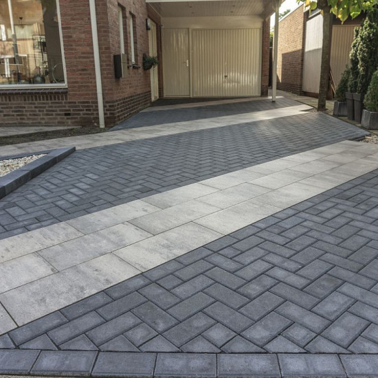 Infra Betonklinker 20x10x8 cm Antraciet (op bestelling)