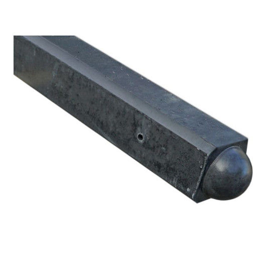 3-sponning paal Bol 10x10x180 (sponning 37 cm) Antraciet
