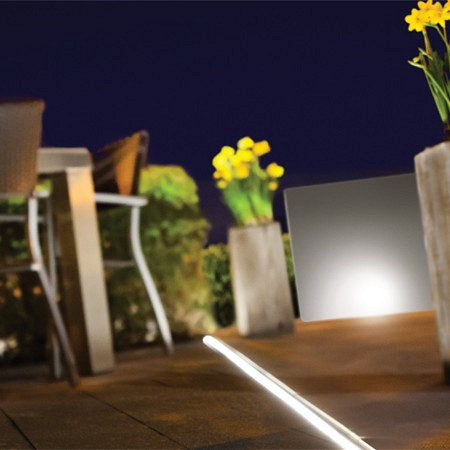 Euroline goot + LEDline RVS rooster + vuilvanger 50 cm