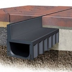 Hexaline Slotline goot + kunststof opzet 100 cm