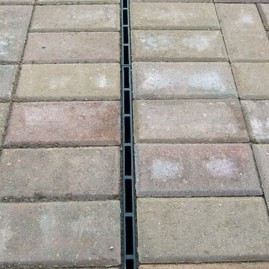 Hexaline Slotline goot + kunststof opzet 100 cm