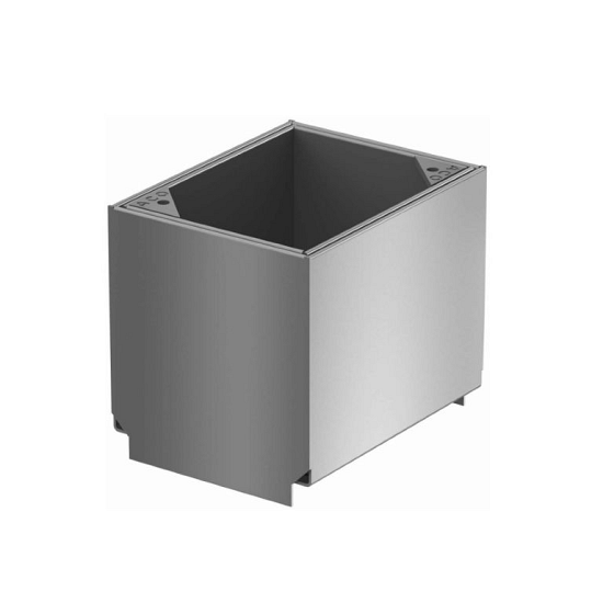 Slotline opzetelement + inspectie RVS 100 cm