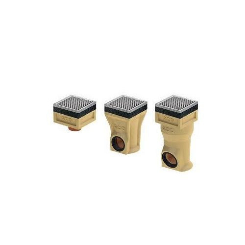 ACO modulaire raamwerk draaibaar zwart of RVS rand 25x25 cm tbv Europoint